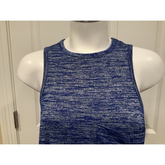 Rag & Bone/JEAN Blue Heathered Tank Top, Size S - Picture 2 of 8